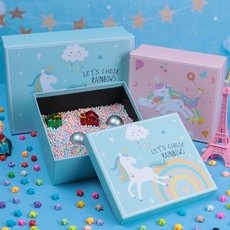 Hộp Quà Tặng Nắp Thắt Nơ Lớn Màu Hồng Dành Cho Học Sinh