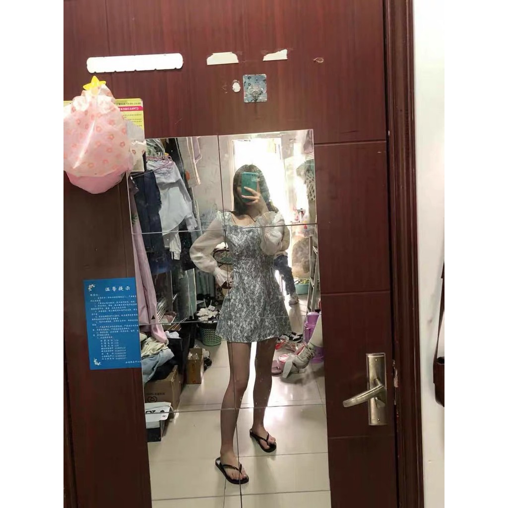 ♥️Đầm,Váy Hoa Ren Nhí Buộc DâyBig Size S->4XL
