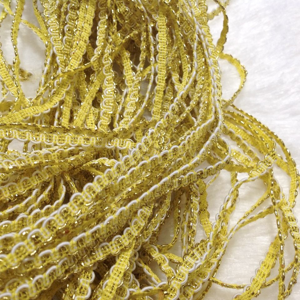 Ren sóng 7 màu viền quần áo váy đầm siêu xinh