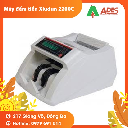 [Mã 154ELSALE2 giảm 7% đơn 300K] Máy đếm tiền Xiudun 2200C dạng vuông 1000 tờ/phút - BH 12 tháng