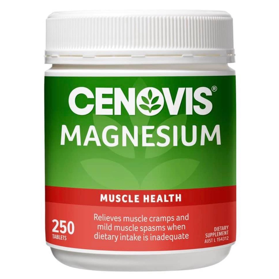 Viên uống bổ sung Magie Cenovis Magnesium Hộp 250 viên