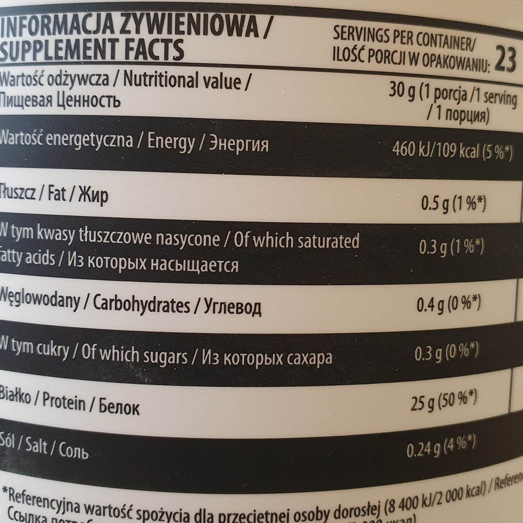 Ostrovit Whey Protein Isolate - Thực Phẩm Bổ Sung Phát Triển Cơ - (700 g)