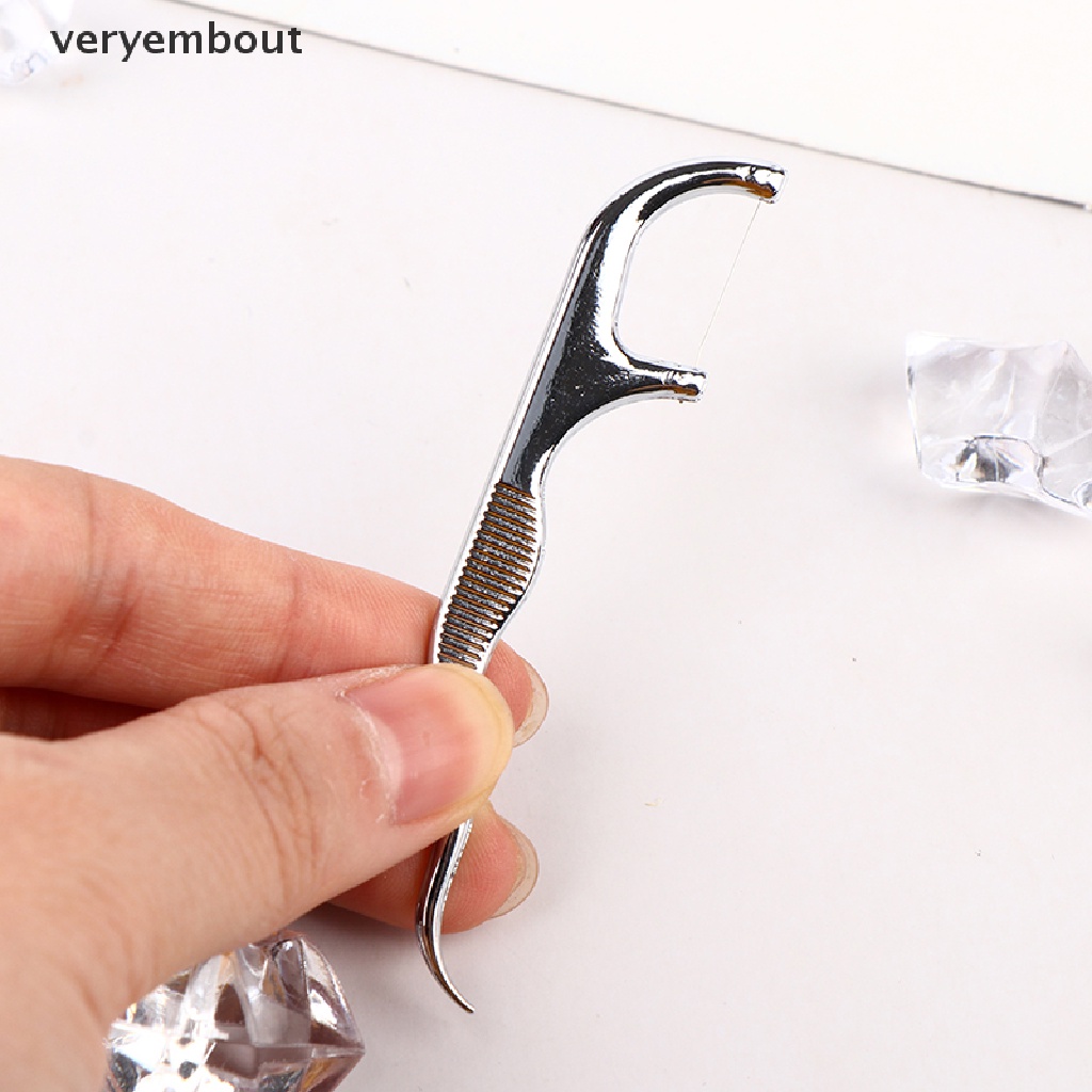 Giá Đỡ Tăm Xỉa Răng Bằng Thép Không Gỉ Tái Sử Dụng Tiện Lợi