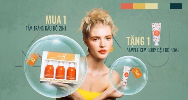 Tắm trắng Kosxu mới tặng sample kem body 30g | BigBuy360 - bigbuy360.vn