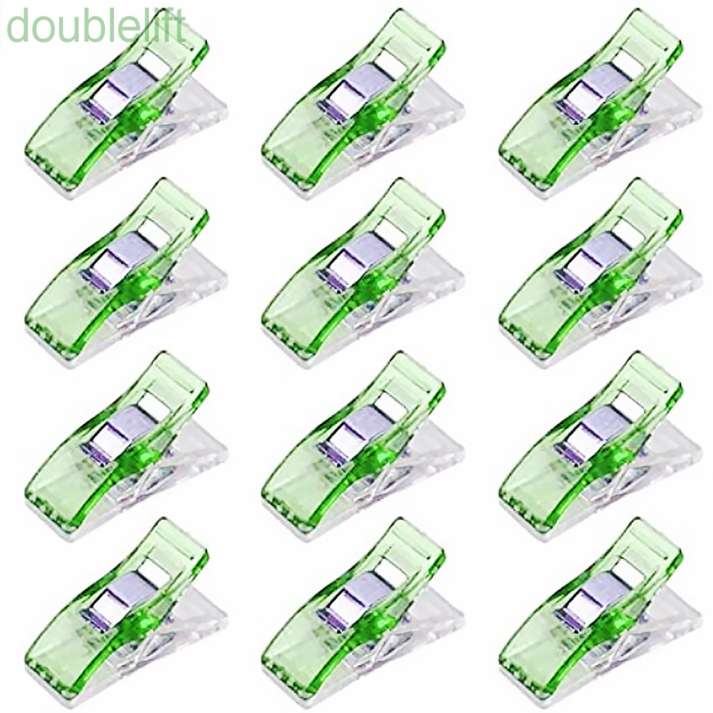 Set 50 kẹp nhựa trong suốt đa năng