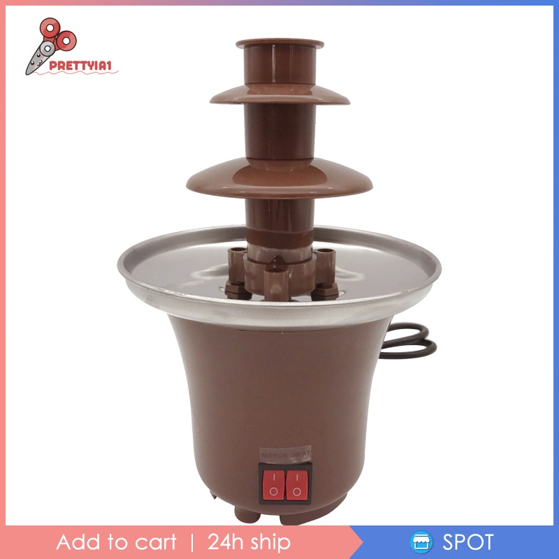 [Prettyia1] Máy Phun Sô Cô La Mini 3 Tầng Dùng Để Đựng Sốt / Sốt BBQ