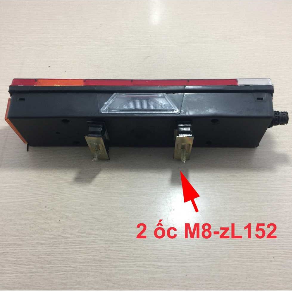 Đèn hậu xe tải  lắp cho xe Dongfeng Hoàng Huy 4 chân, xe Hino nguồn 24v, bên trái và phải khác nhau.