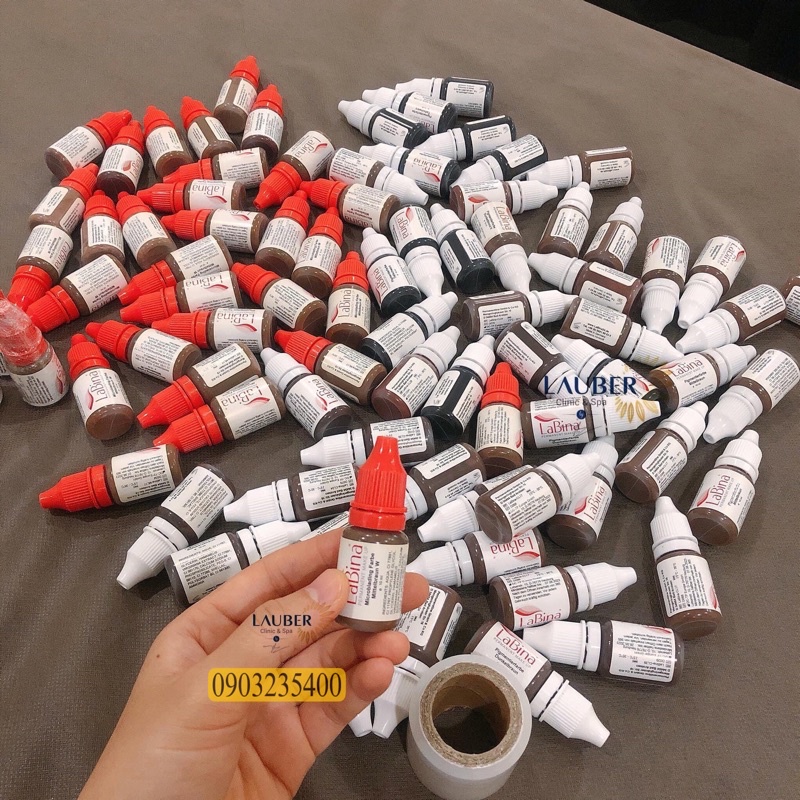 Mực Phun Chân Mày Labina  .