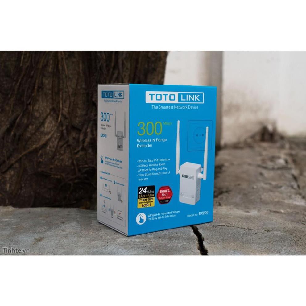 [Giá Sập Sàn] Bộ thu phát wifi TOTO LINK EX200