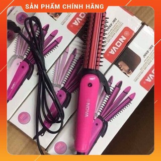Máy Làm Tóc 3 Trong 1 NOVA (Uốn, Duỗi, Bấm) [FREESHIP]