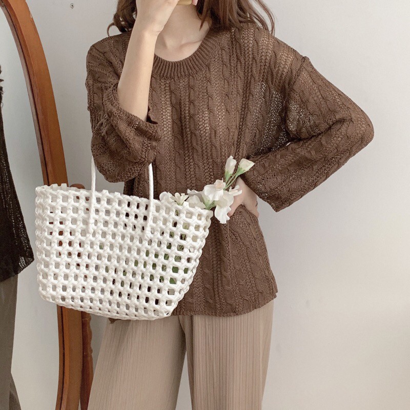 Áo len vặn thừng mùa thu- Autumn item
