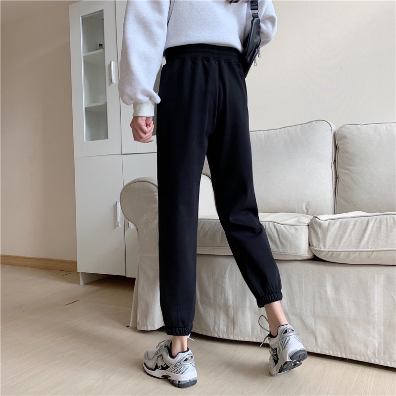 Quần thể thao nữ cạp cao thời trang hàn quốc 3 màu