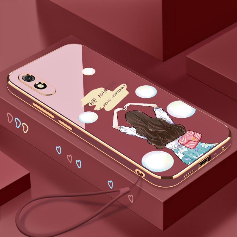 Ốp Bằng silicone Mềm Hình Hoạt Hình Dành Cho Redmi 9a 9c 9t