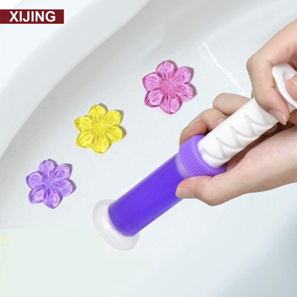 Gel làm sạch bồn cầu hương thơm lâu dài không cần chạm chất liệu nhựa tiện dụng