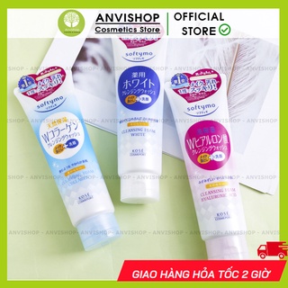 Sữa rửa mặt Kose softymo collagen white 190g
