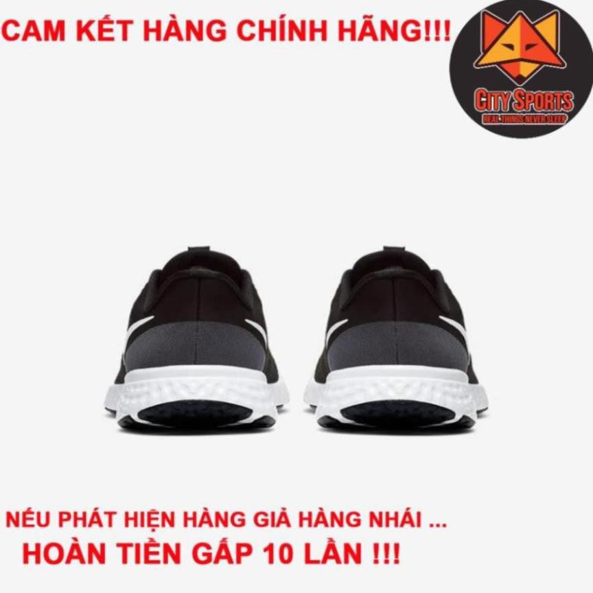 [Sale 3/3][Free Ship] Giày thể thao chính hãng Nike Revolution 5  BQ3204 003 [CAm kết chính hãng fake 1 đền 10] -p13 ,