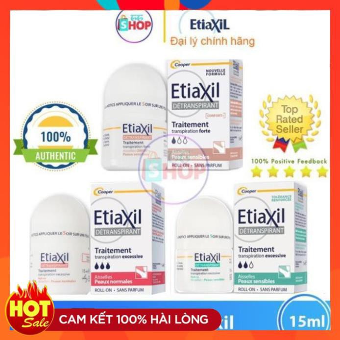 Lăn Khử Mùi Etiaxil Ngăn Ngừa Hôi Nách, giảm tiết mồ hôi 15ml