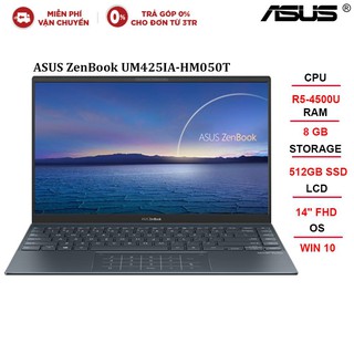 Laptop Asus ZenBook 14 UM425IA-HM050T - AMD Ryzen 5 4500U, 8GB RAM, SSD 512GB, AMD Radeon Graphics, 14 inch