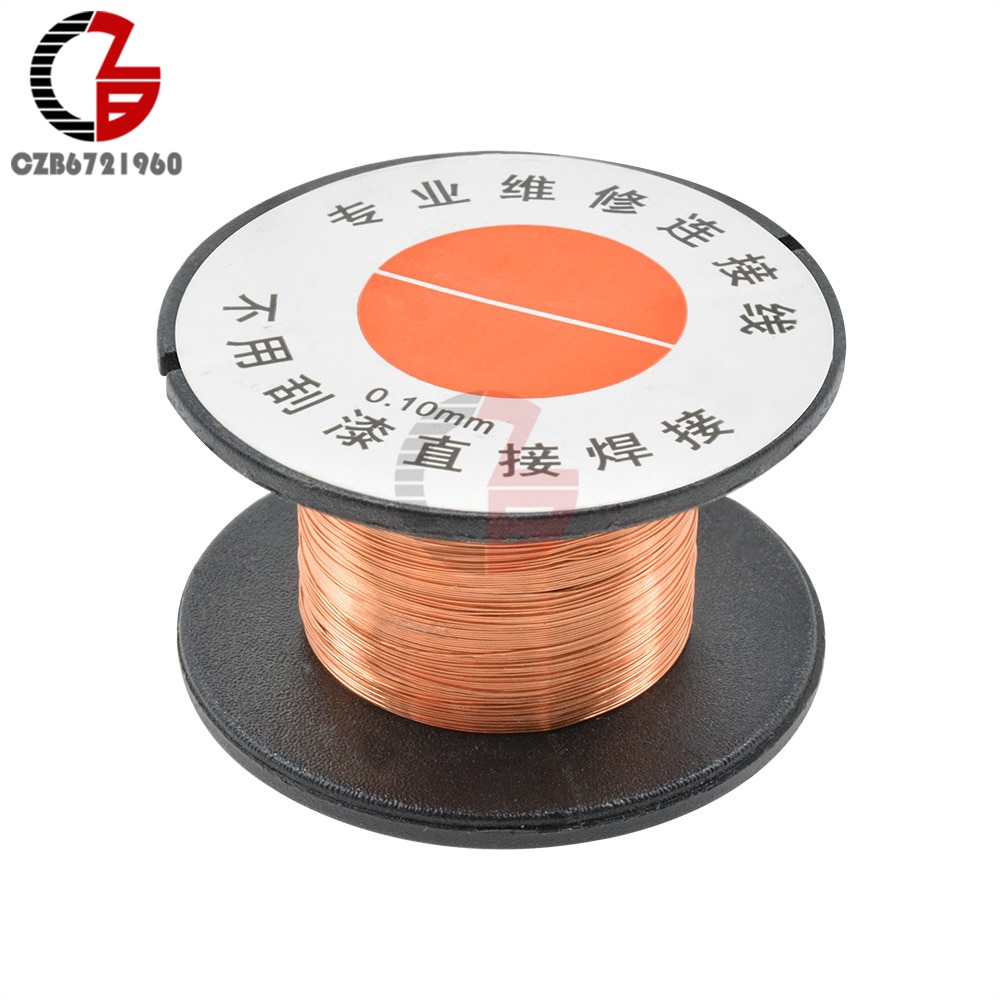 Bộ 2 dây quấn hàn đồng PPA tráng men dùng trong sửa chữa cỡ 0.1MM
