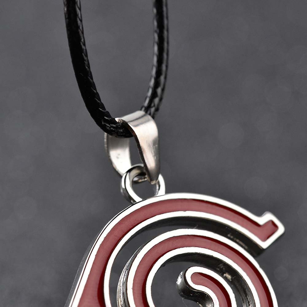 MARTIN1 Unisex Pendant Necklace Japanese Anime Symbol Logo Anime NARUTO Gift Kakashi Leaf Village Konoha Jewelry Metal Uzumaki Naruto Uchiha Itachi Cosplay Props/Multicolor