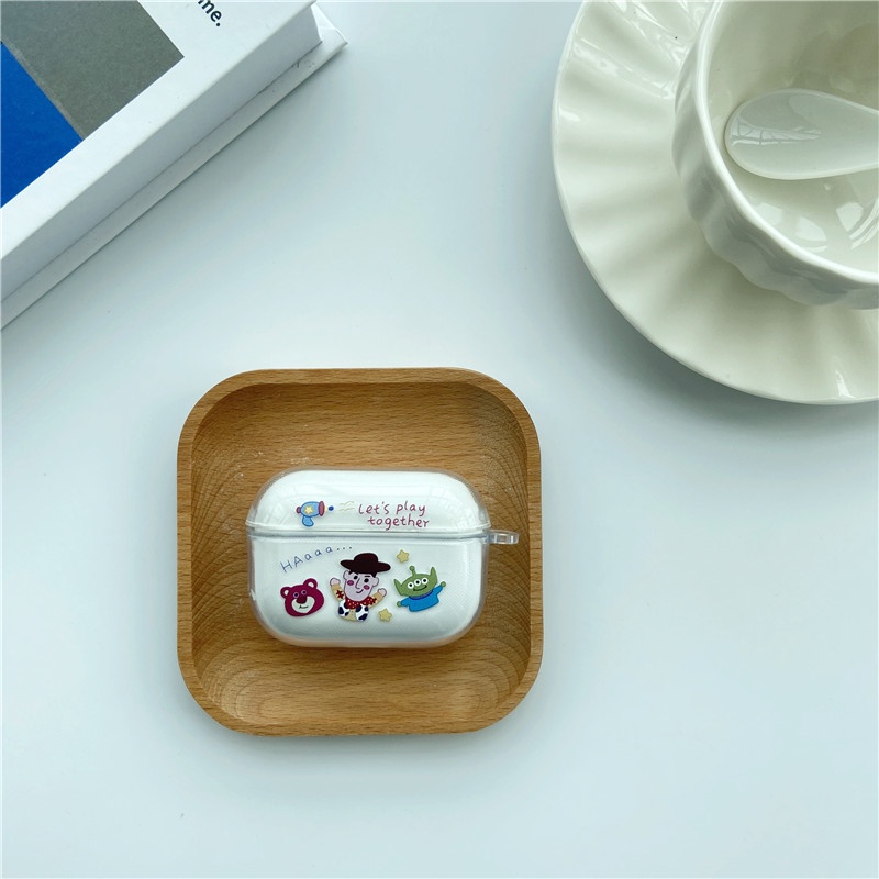 Vỏ Bảo Vệ Hộp Sạc Tai Nghe airpods 1/2/1Pro Hình Nhân Vật Toy Story