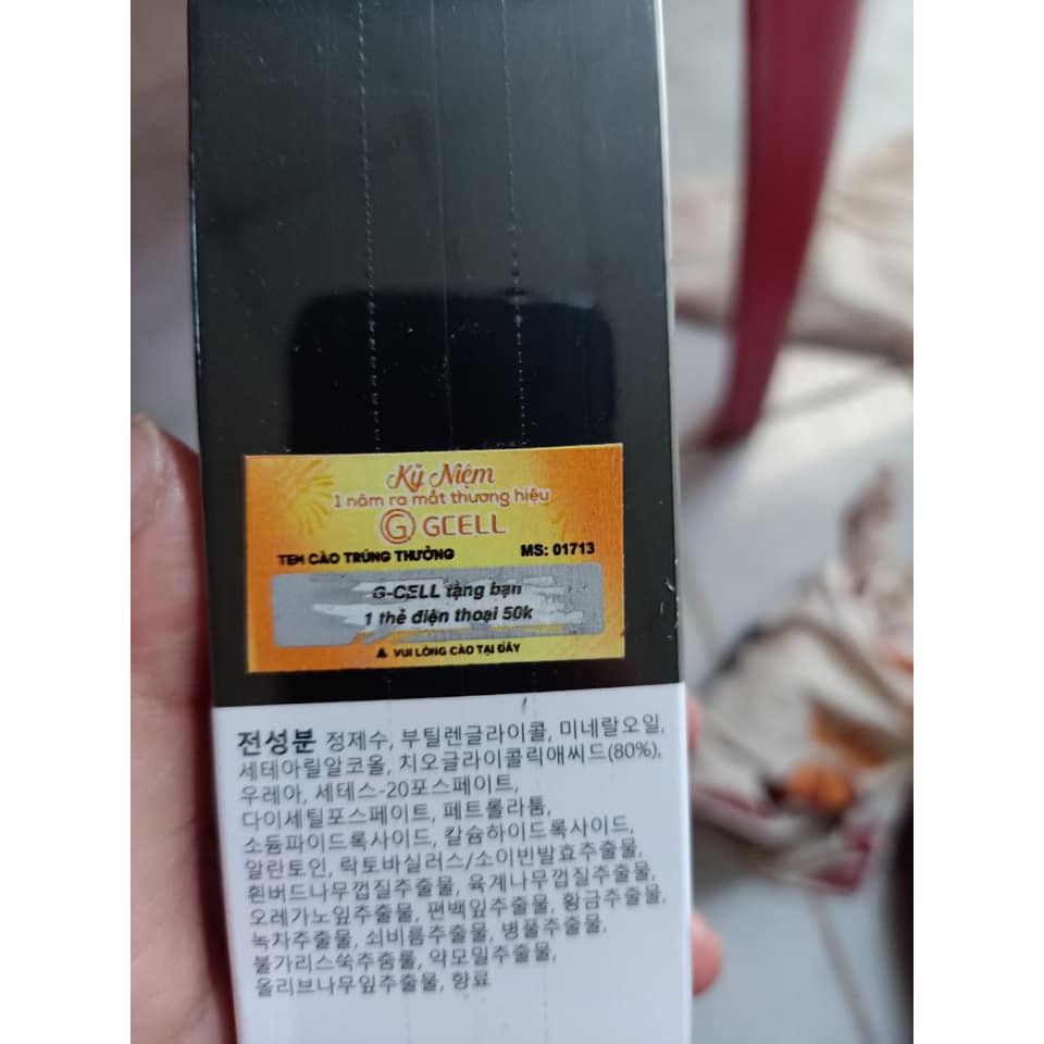 Kem tẩy lông gcell 100ml