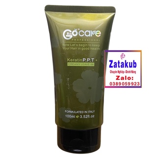 [CHÍNH HÃNG]🍀🍀Kem Dưỡng  Tóc Xả Khô Keratin PPT CREAMY LEAVE - IN 100ml