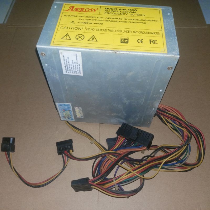 Nguồn ATX Arrow AHA 450W (Đã sử dụng)