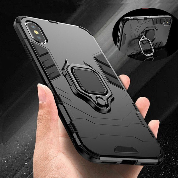 Ốp lưng TPU mềm kiểu giáp chống sốc cho iPhone 6 6s 7 8plus x xs xr max'
