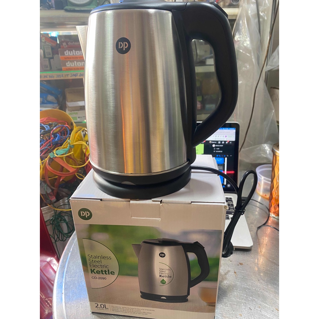 ( CHÍNH HÃNG ) Ấm đun siêu tốc cao cấp , Bình nấu nước siêu tốc inox 304 DP CD-2090
