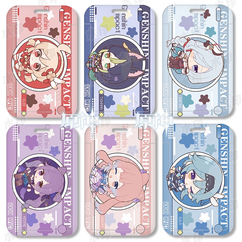Ví Đựng Thẻ / Danh Thiếp / Danh Thiếp / Thẻ Tín Dụng In Hình Anime GenshinImpact Yae Miko / ZhongLi / Razor / Raiden / Cyno DIY
