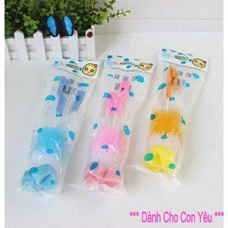 Bộ cọ rửa bình sữa và núm ty cho bé