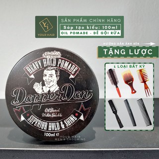 [Tặng Lược] Sáp vuốt tóc Dapper Dan Heavy Hold Pomade - 100ml - Chính hãng UK