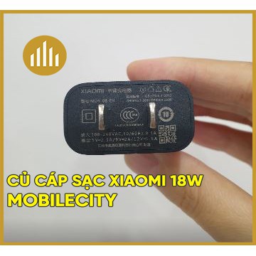 Cáp, củ sạc nhanh Xiaomi Redmi Note 8, 8 Pro 18W - [Giá rẻ tại Hà Nội, Tp.HCM, Đà Nẵng MobileCity]