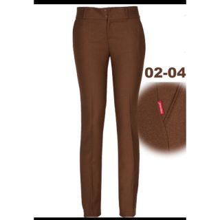 Quần tây Thái Hòa màu nâu gạch vải dày, mễm, co giãn, fom ống đứng, ống ôm.
