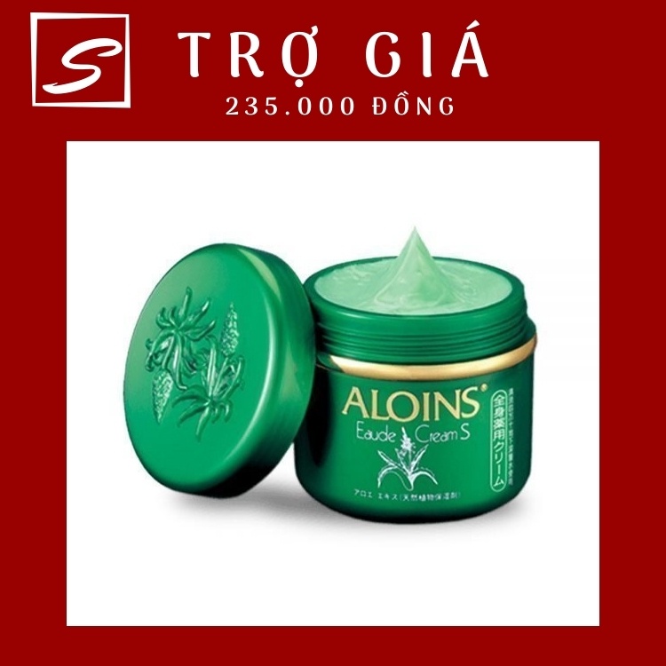 [Auth] - Sẵn - Kem xanh dưỡng da toàn thân Lô hội Aloins Eaude Cream.