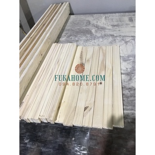 Thanh gỗ thông D100xR4xD1cm - TG4x1-100