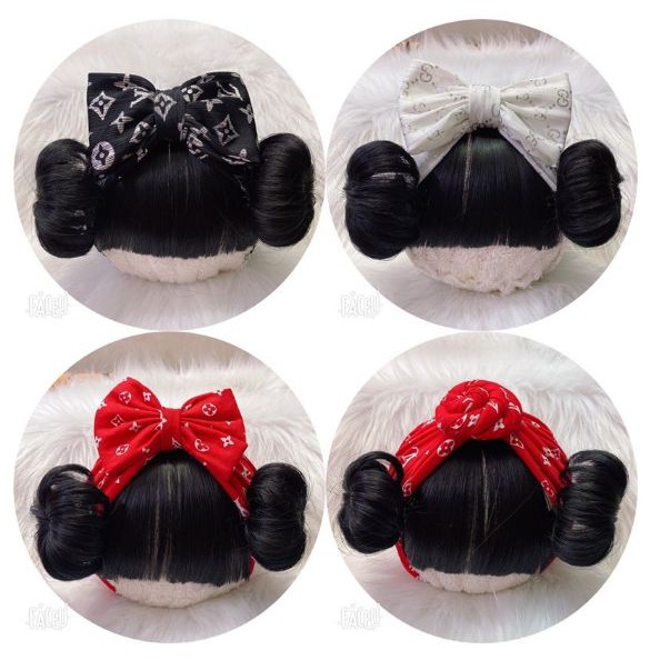 Turban gắn tóc giả cực chất