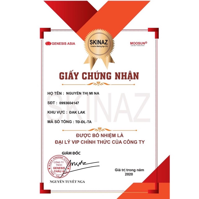 Tính Chất Bơ 99% Skinaz Hàn Quốc