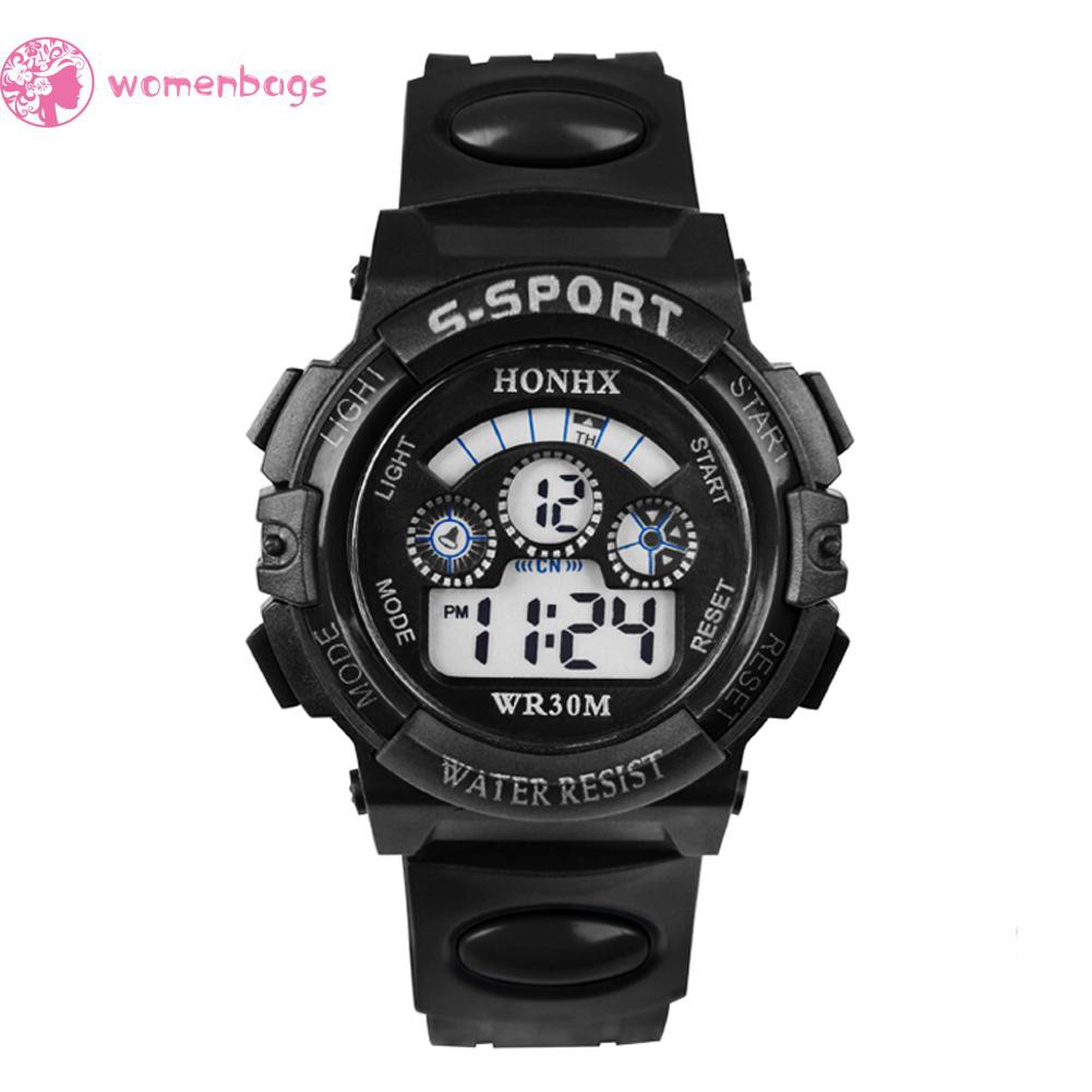 READYWB❀Fashion Multifunction Waterproof Boy Sports Electronic Children Watches