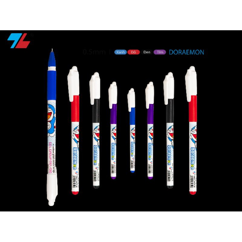 Combo 5 cây Bút Gel Thiên Long Doraemon GEL012/DO