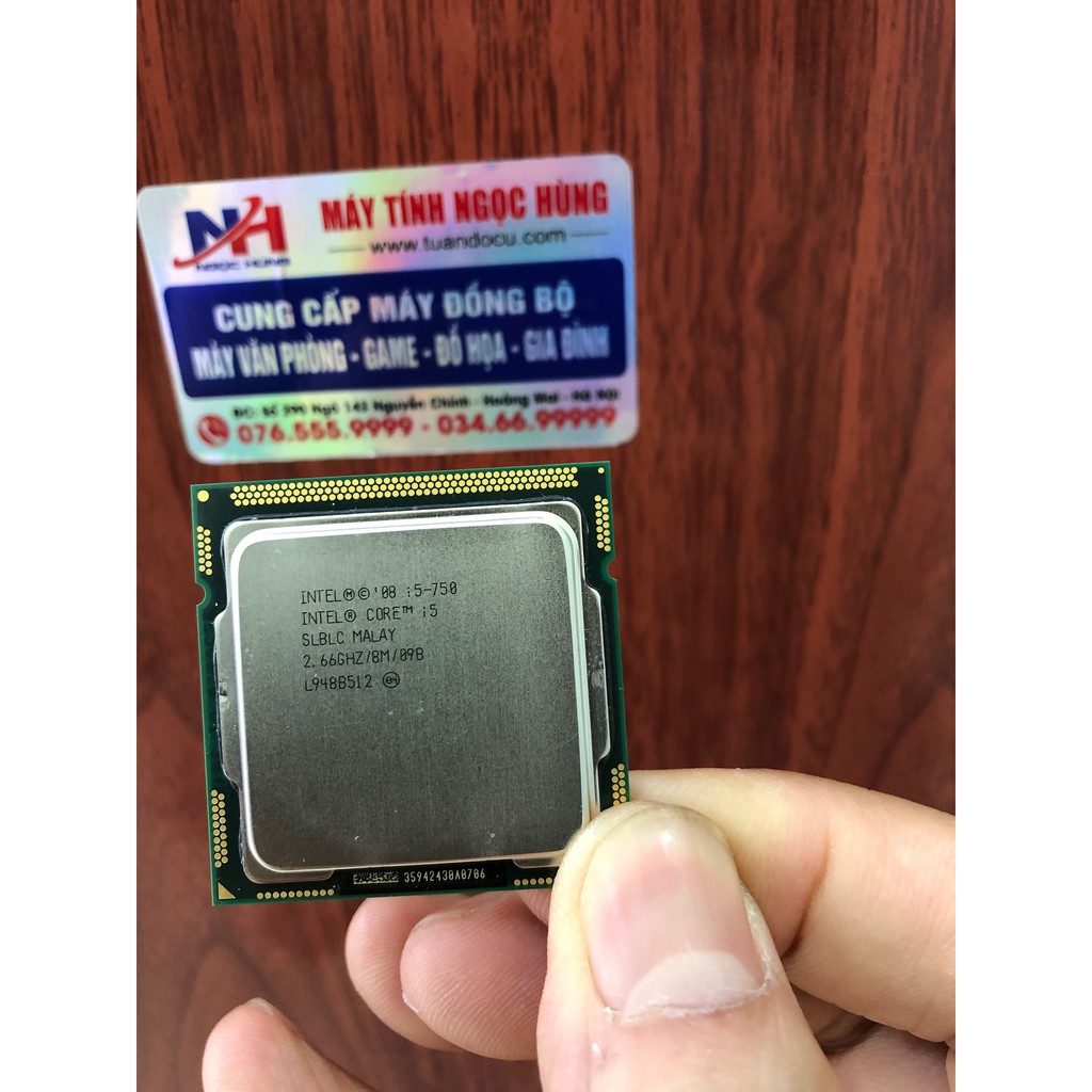 Bộ xử lý Intel® Core™ i5 - 750 8M bộ nhớ đệm, 2,66 GHz