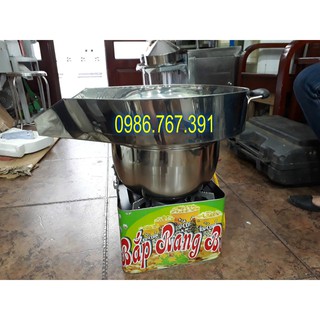Máy làm bỏng bắp rang bơ chạy bình ga mini