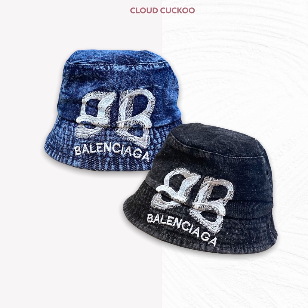 Mũ Bucket Denim Jeans Bò Thêu Chữ Siêu Xinh - Mã Số: MBK05081