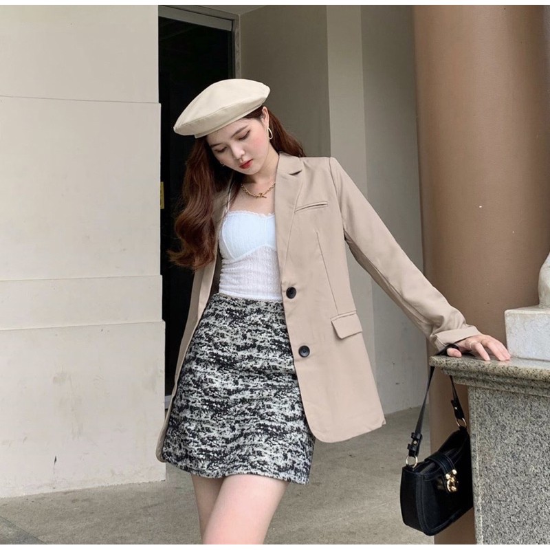 Oat Blazer (Khoác Màu be) | BigBuy360 - bigbuy360.vn