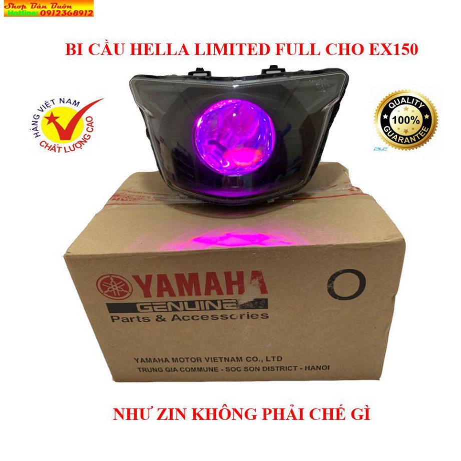 🌴 ĐÈN LED BI CẦU HELLA LIMITTED CHO XE EXCITER 150 (FULL KHÔNG CHẾ CHÁO)🌴