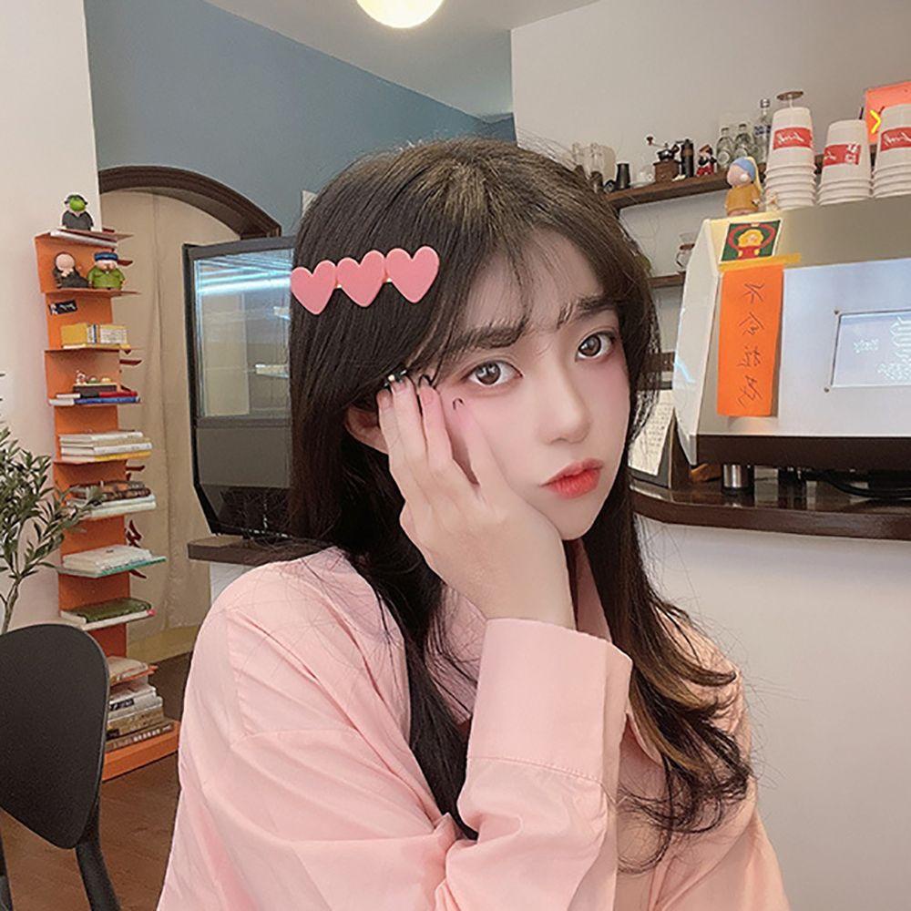 Kẹp Tóc Hình Trái Tim Lấp Lánh Thời Trang Cho Nữ