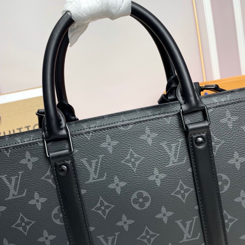 Túi xách đeo chéo/cặp công sở thương hiệu cao cấp Louis Vuitton LV Plat Horizontal Zippe hàng vip 1-1
