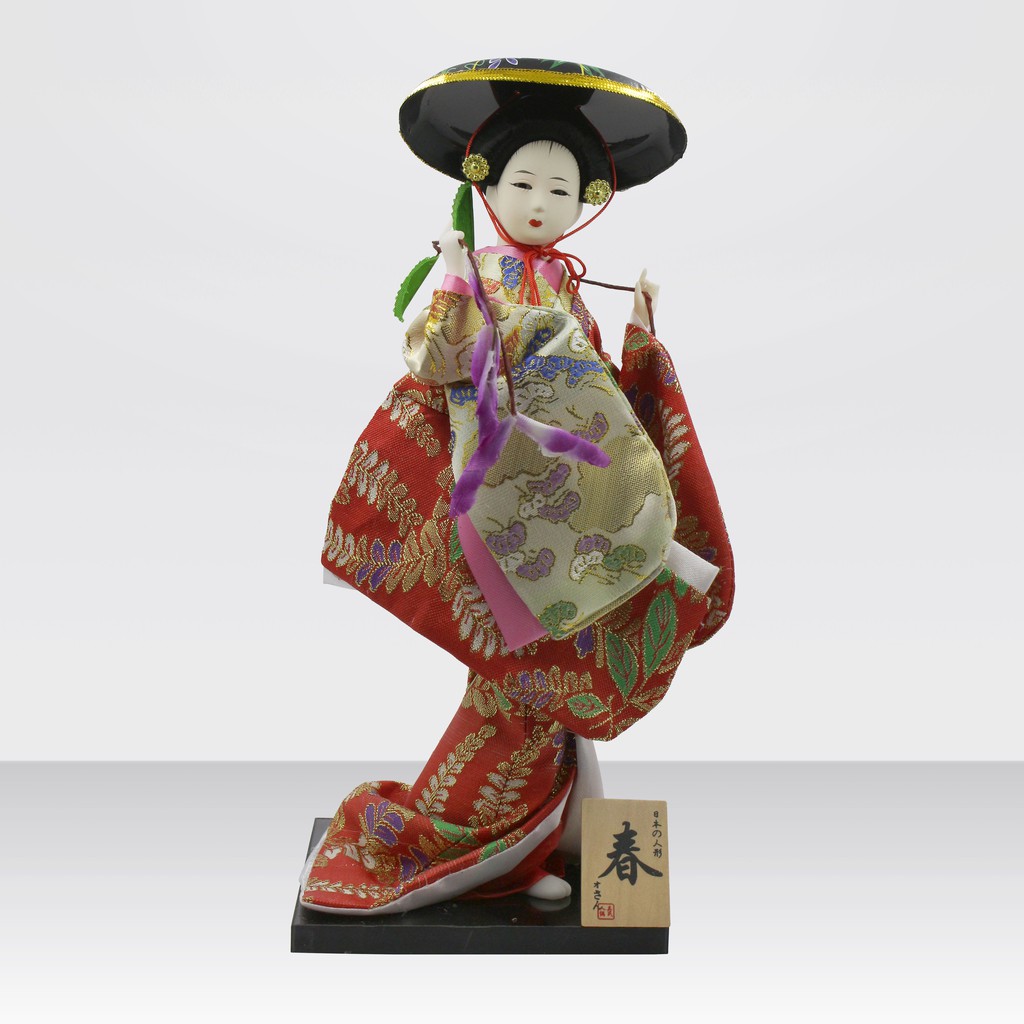 KHO-HN * Búp bê Geisha cao 30cm mặc trang phục truyền thống Nhật Bản - mẫu Y22 (ảnh thực tế)