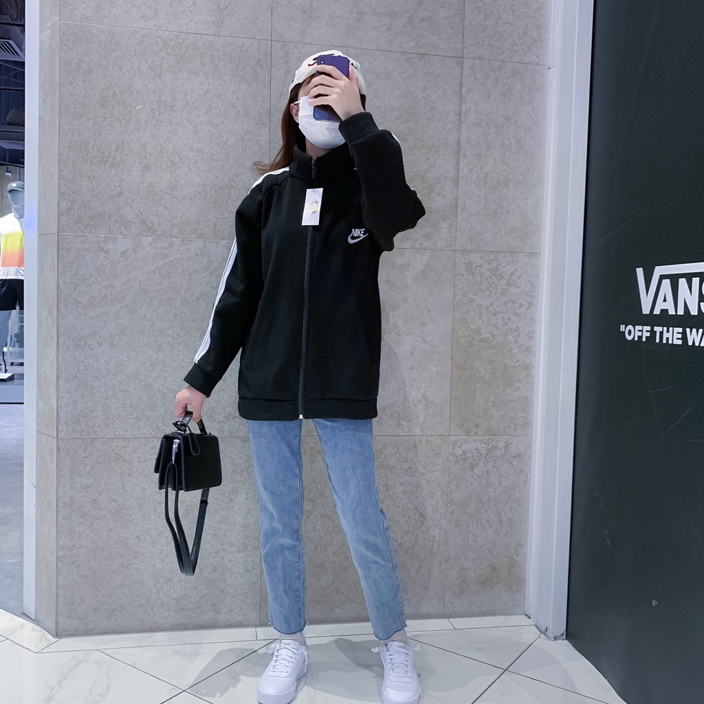 Áo Khoác Thể Thao Nữ Chất Nỉ - Áo Khoác Thể Thao 3 Sọc - Phù hợp với đi học, đi làm hoạt động thể thao | BigBuy360 - bigbuy360.vn